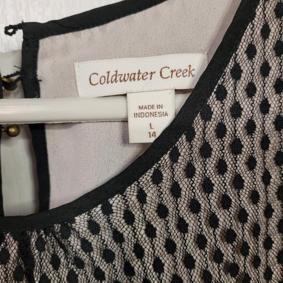 Coldwater Creek Sleeveless Top Blouse NWT size L - Picture 3 of 9